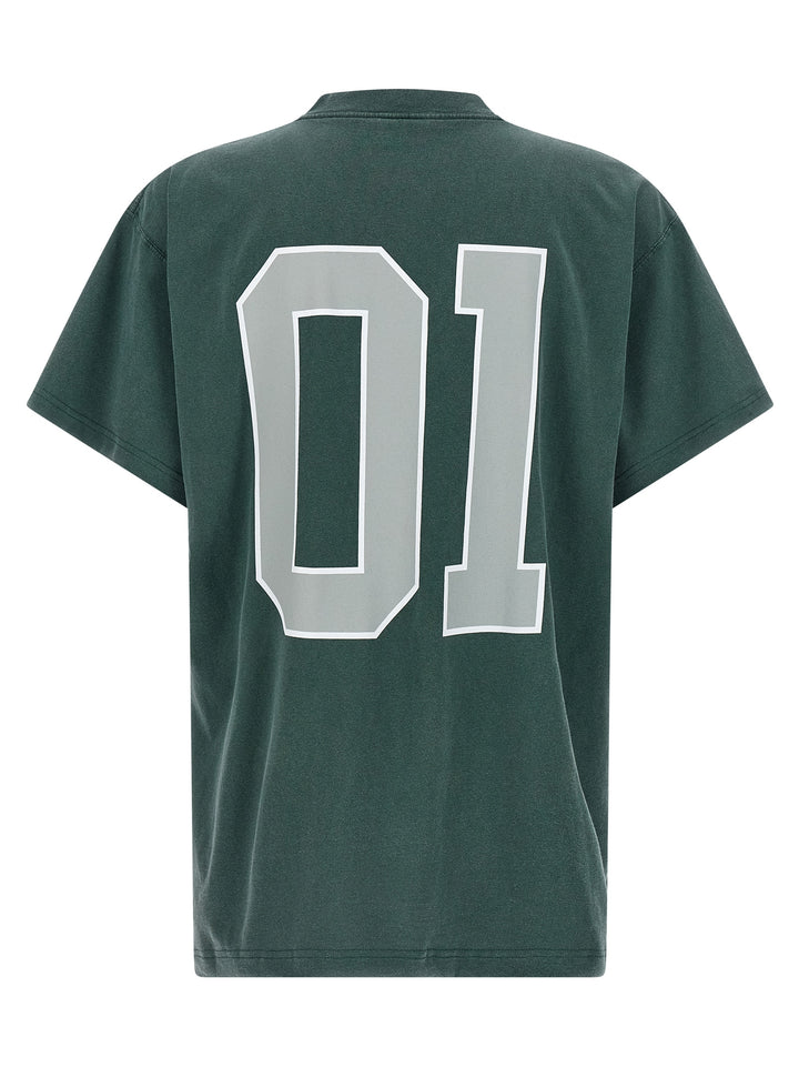 Balenciaga Basketball T-shirt - Green | af2a000c53dab6ef38591960c49ab99f12ed8588