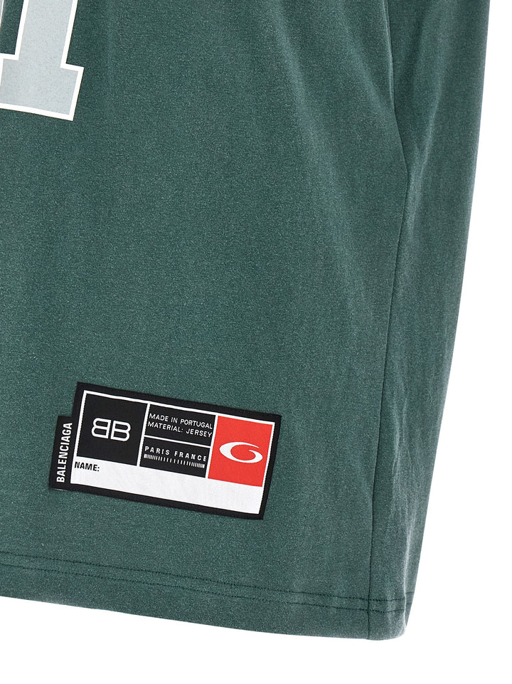 Balenciaga Basketball T-shirt - Green | 8c6420b5ac6be0c372a9b9f7e5df3454060bbe38