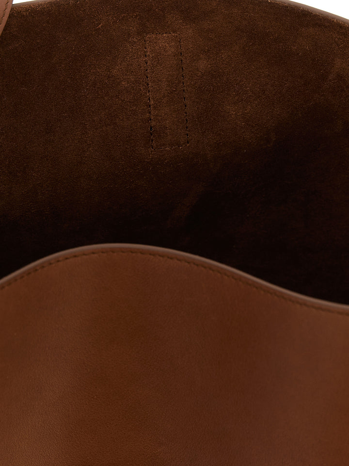 Saint Laurent Le 5 À 7 Shoulder Bags - Brown | 85e0d554e592e40f4086b8c0f47db239043ce571