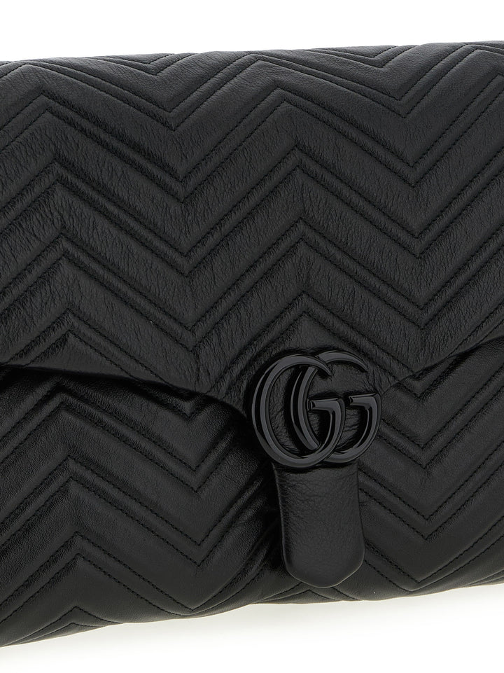 Gucci Gg Marmont Shoulder Bags - Black | f46e905ace0b87f93f71f63971575fbf98215dae