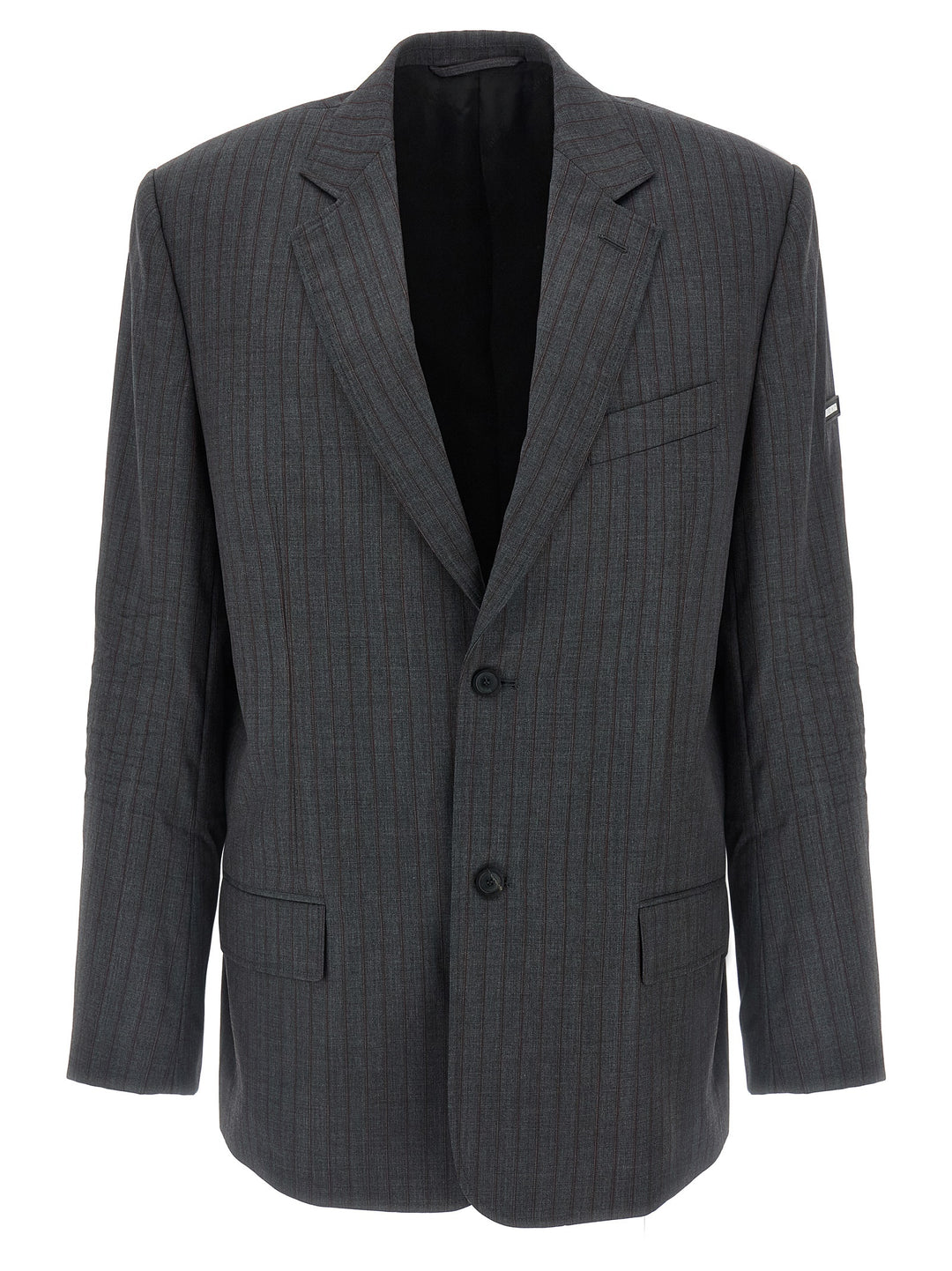 Balenciaga Wool Blazer - Gray | f34e311edb515d1f0a09f46be0edb62034dd999e