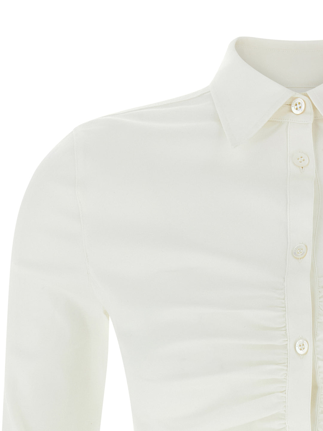 Balenciaga Curling Shirt Shirt and Blouse - White | c72f0be70d2a527c0f3d6449e7b46e23623ef3a3