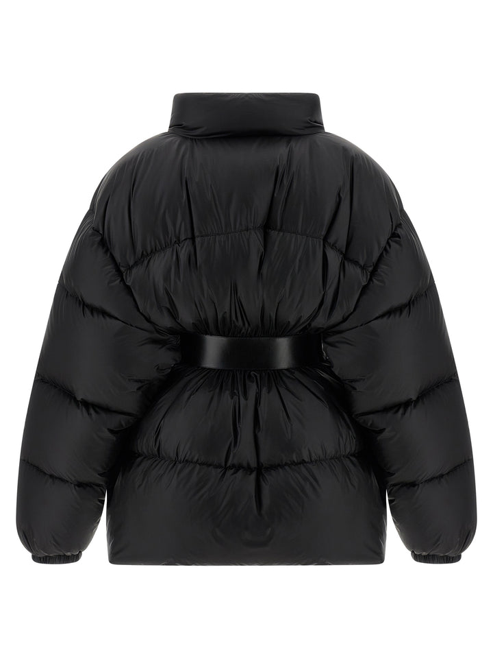 Balenciaga Hourglass Puffer Jackets - Black | dda7241b64d6d91af1036058c641a58907dfaa2c