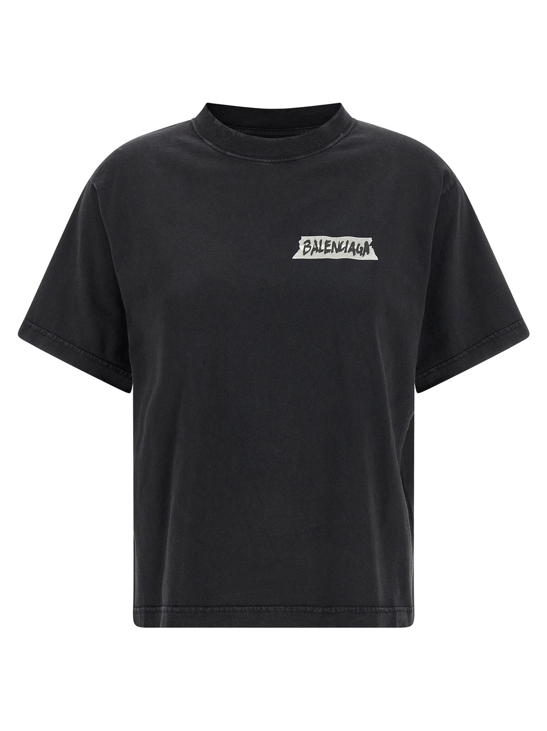 Balenciaga Masking Tape T-shirt - Black | 65afd1544345777c0167af24057efbc73e91bb1d