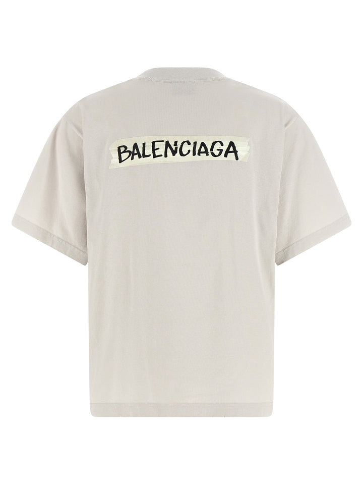 Balenciaga Masking Tape T-shirt - Gray | a3ab32e95fe6cf5036a395ebc60be6f8e8ce152b