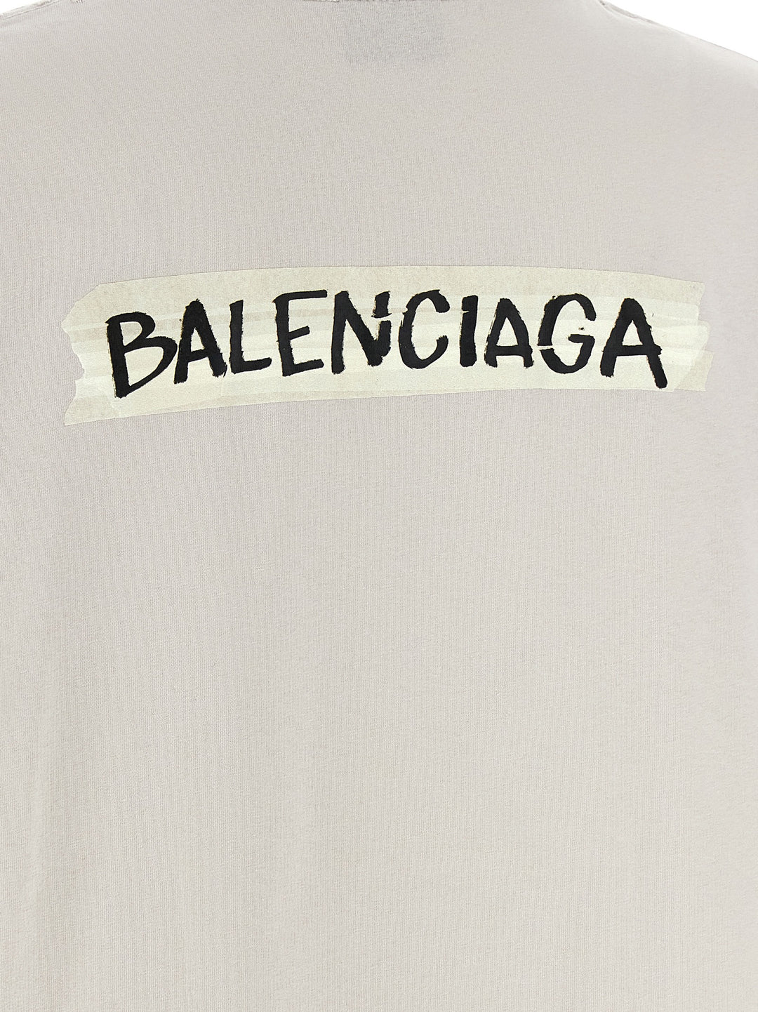 Balenciaga Masking Tape T-shirt - Gray | 4b96a9d78a53d728fe916ddb5ff55dc4941a6d78
