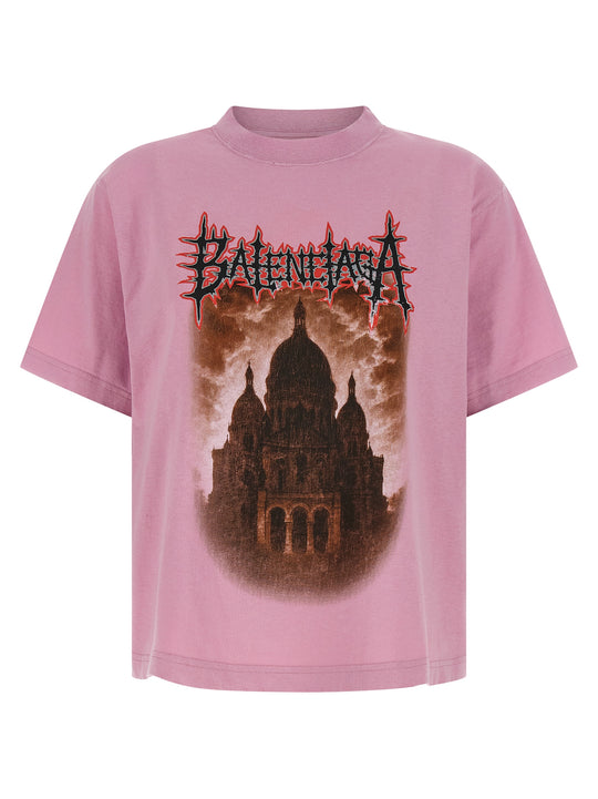 Balenciaga Sacré CœUr T-Shirt Pink