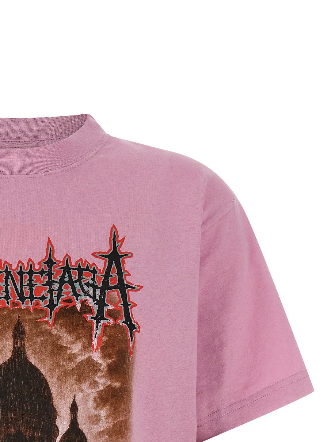 Balenciaga Balenciaga Sacré Cœur T-shirt - Pink | c9e9cce4ca552faf9fd93eb9b778442eba267bf9