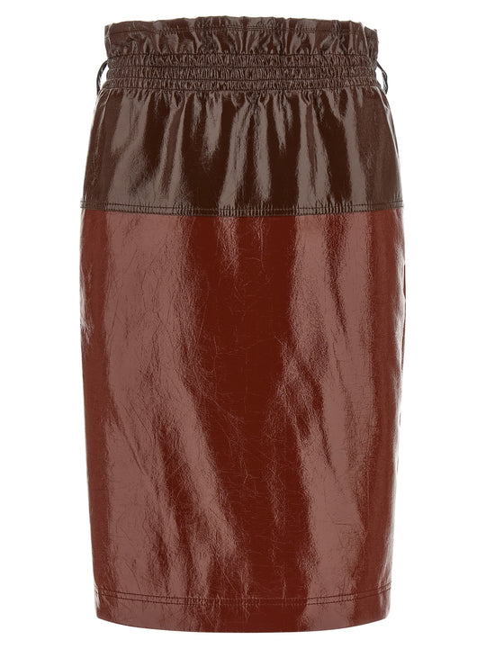 Paper-Bag Skirts Bordeaux