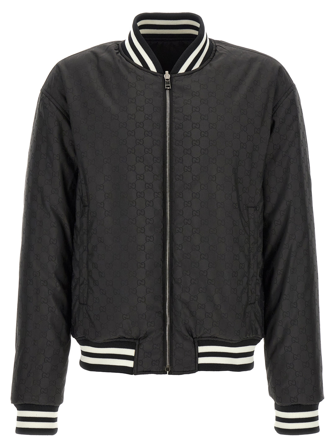 Gucci Gg Puffer Jackets - White/Black | 5c742a1e703bafcde6e7bcc057619decccea4458