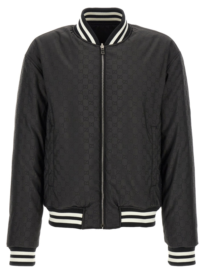 Gucci Gg Puffer Jackets - White/Black | 5c742a1e703bafcde6e7bcc057619decccea4458