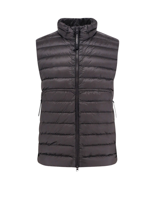D. D. Shell Sfondo Con Coulisse Leeveless Padded Jacket