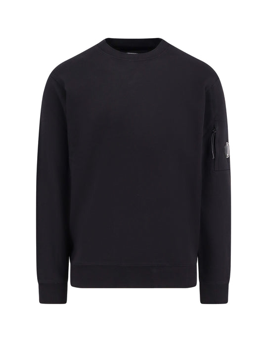 Cotto Sweatshirt With Elastic Logo Detail
