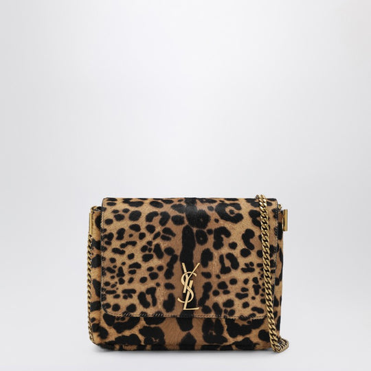 Leopard-Print Kate Bag In Pony-Effect Leather