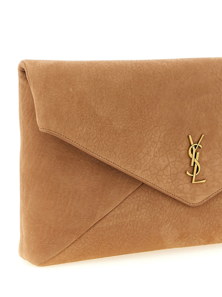 Saint Laurent Envelope Clutch - Brown | 1c5cc572ab83a9d33d5906182f55f2a9ec06bb8c