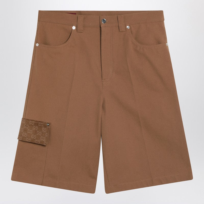 Gucci Shorts - Brown | e201d990febe0a8fa40b007257a2168954ea6260