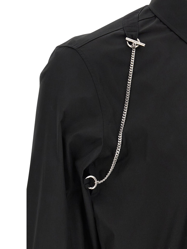 Mcqueen T Chain Harness Shirt and Blouse - Black | 5c3e55c74a177d6918062a89b0287975581c4bcb