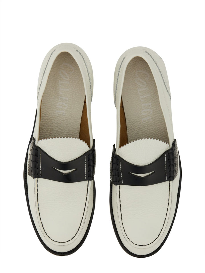 College Loafers - White | Wanan Luxury