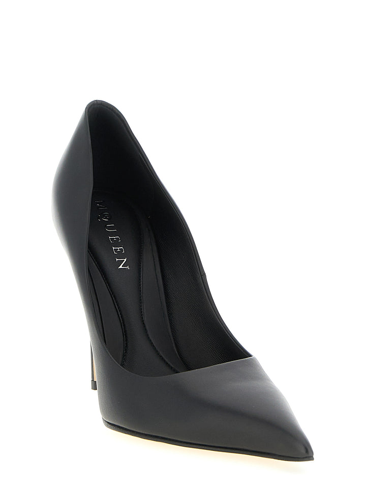 Mcqueen Leather Pumps - Black | 65757b1e31bc7c3e8dadd50e3961e2c849ba4eb0