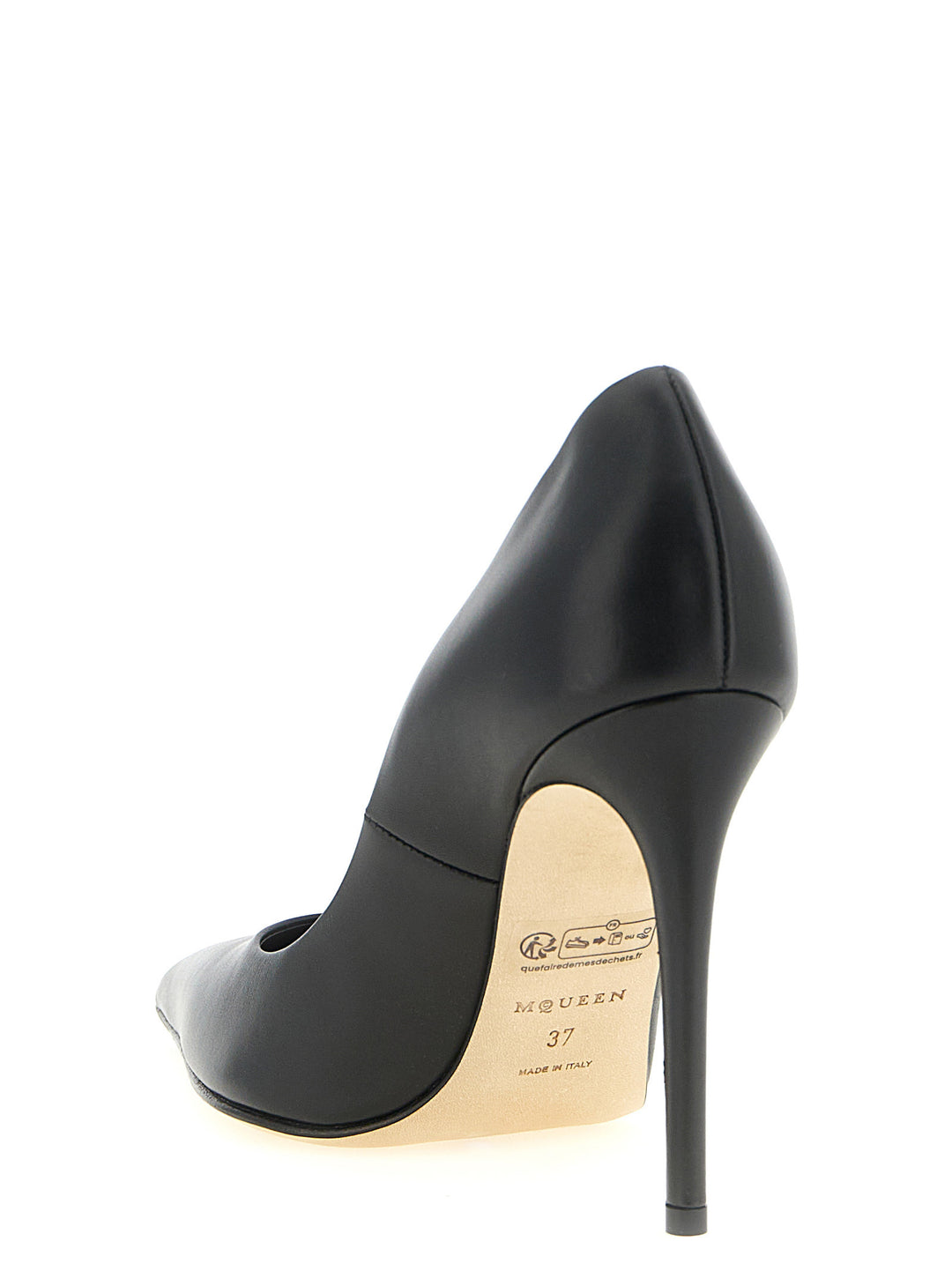 Mcqueen Leather Pumps - Black | 3a107cb80e627677525c1057ed2ce38714b7502e