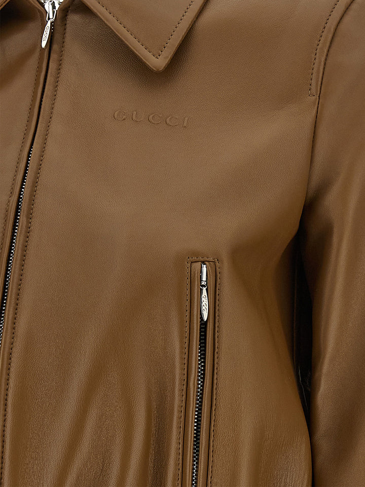 Gucci Gucci Puffer Jackets - Beige | 3b6cb9251c24ad62010f766b98ffae34d2efaf2a