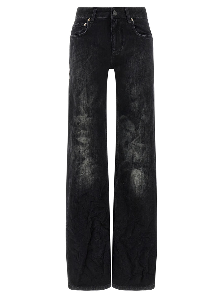 Balenciaga Wide Leg Jeans - Black | bd27867efd1da0b52b882a3cb1f863a899df33c1