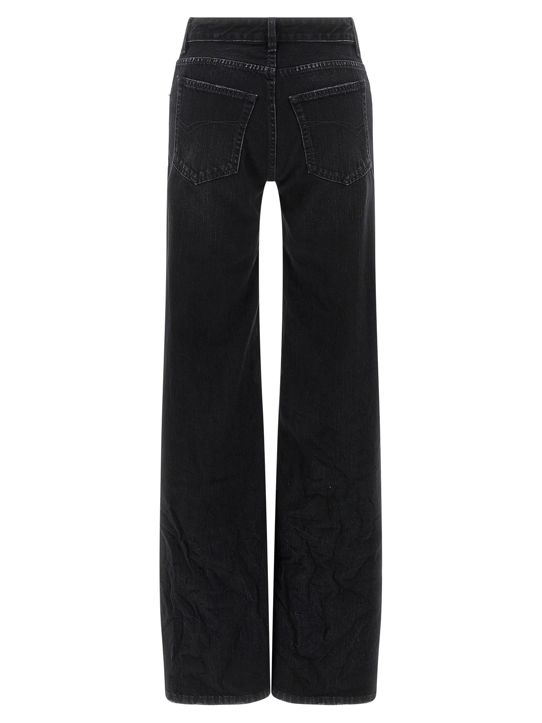 Balenciaga Wide Leg Jeans - Black | 56485019f5e9c4555065d01fcf6bc13a954e8ad3