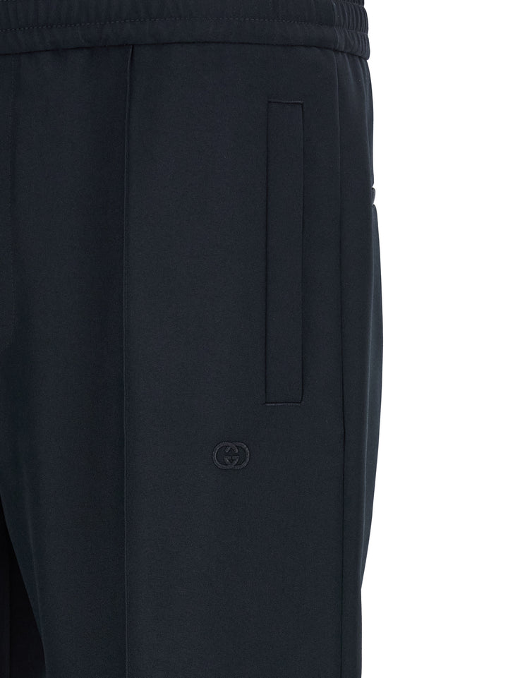 Gucci Technical Panama Pants - Blue | 6f3788b48b2f882c8be06970c06164544ff23f52