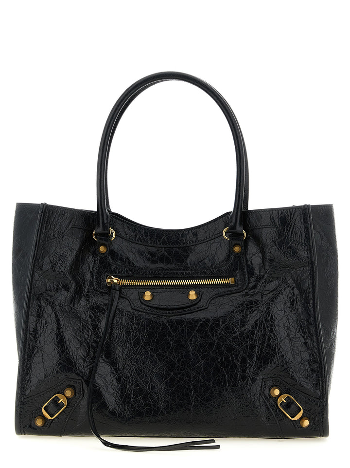 Balenciaga Le City S Tote Bag - Black | b38cdf5c16500bd8275e5254f7ce7b747ae3504d