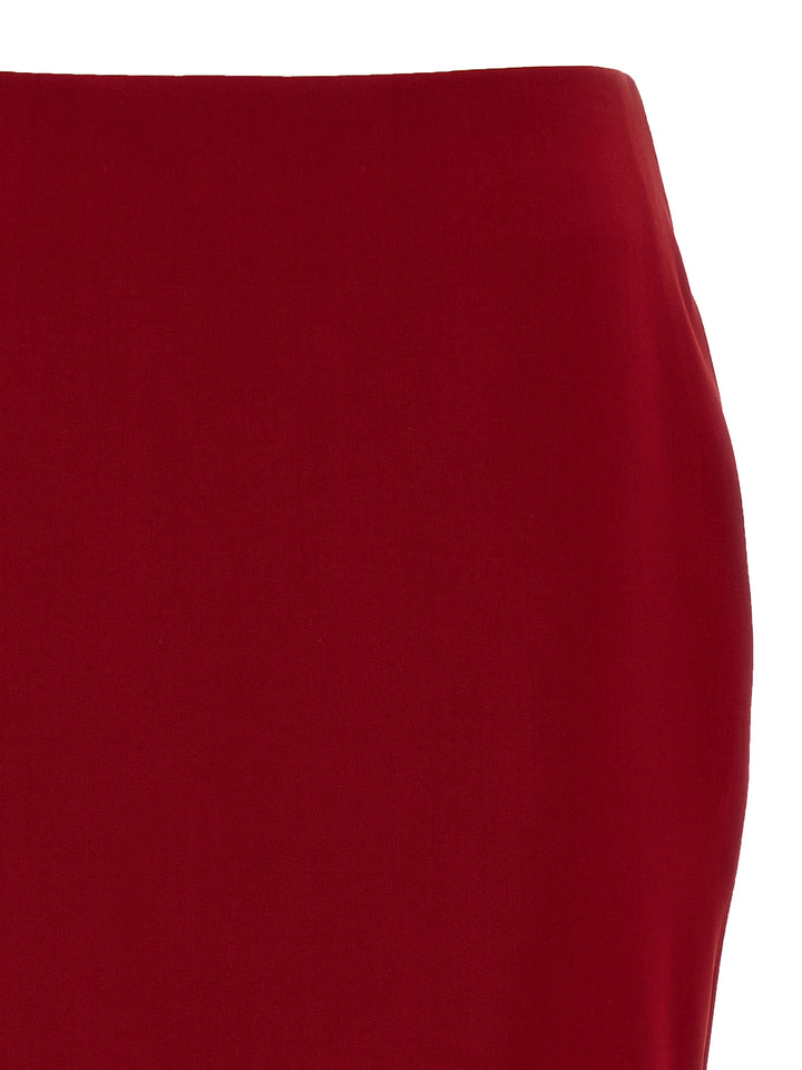 Saint Laurent Pencil Skirt Skirts - Red | 0528824c849640724cfdecfa3907eb8d31c0fd69