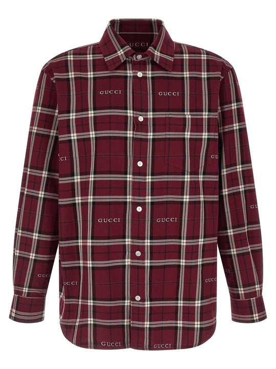 Tartan Shirt Shirt And Blouse Red