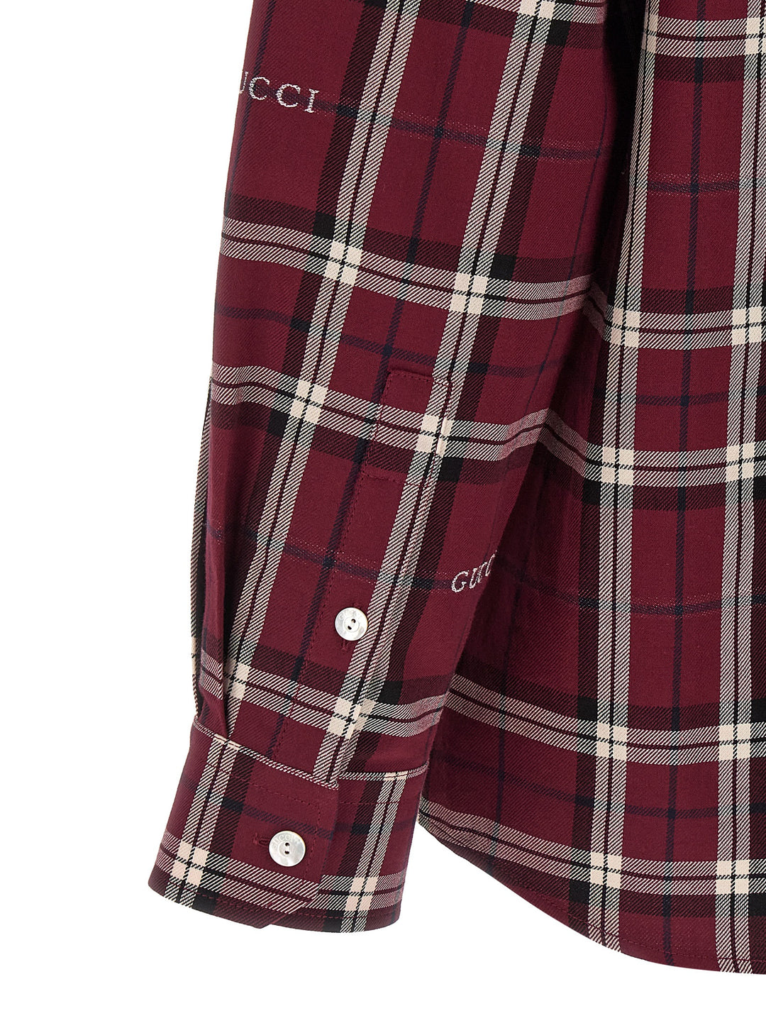 Gucci Tartan Shirt Shirt and Blouse - Red | 654cf7887c5b1a963332dedc6fa3ab18885eaf29