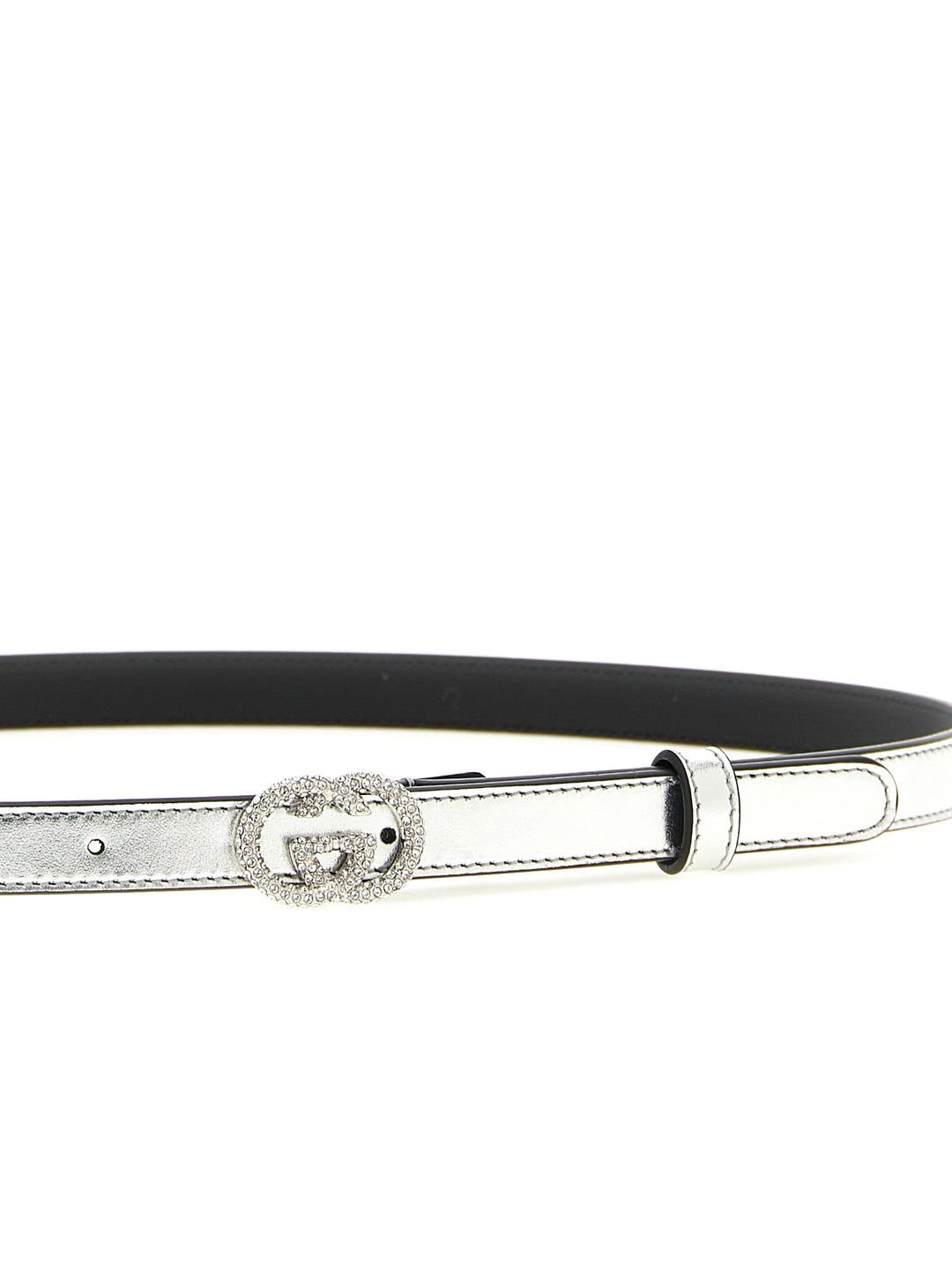 Gucci Incrocio Gg Belts - Silver | e27c23a37089cfa8446631b4d6027e646482761f