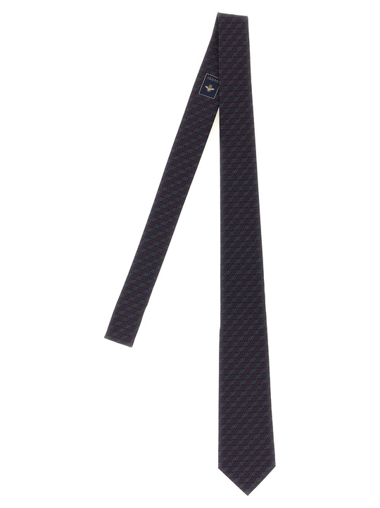 Gg Jacquard Tie Ties And Papillon Blue