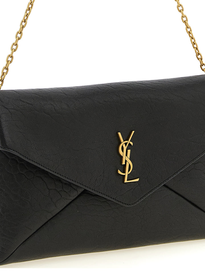 Saint Laurent Envelope Clutch - Black | a539ec7f4bc6123d5ae9815200294372b248b254