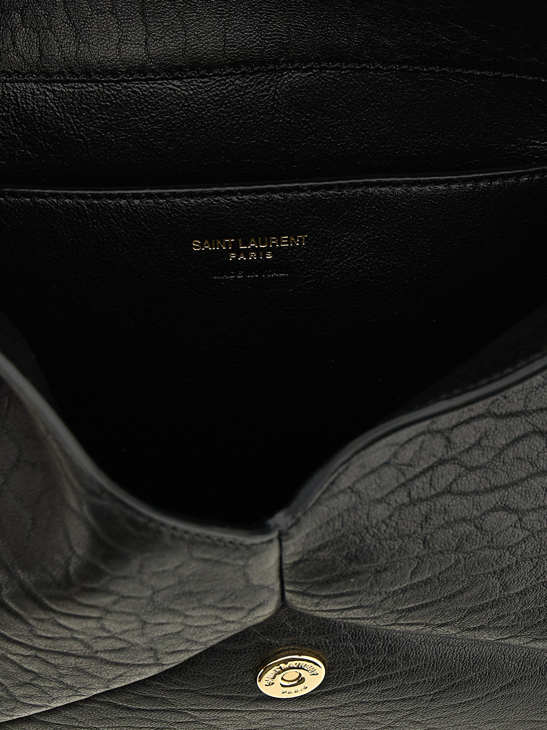 Saint Laurent Envelope Clutch - Black | 5057a77ee925894aec9b7df77a0fadb6fb83dfc4