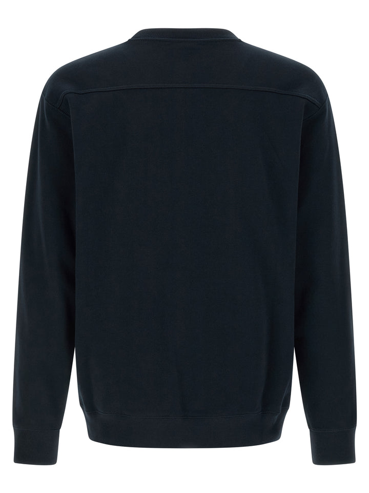 Gucci Logo Embroidery Sweatshirt - Blue | 7a717e5d43d5ff383ab6a812836cf36df4806454