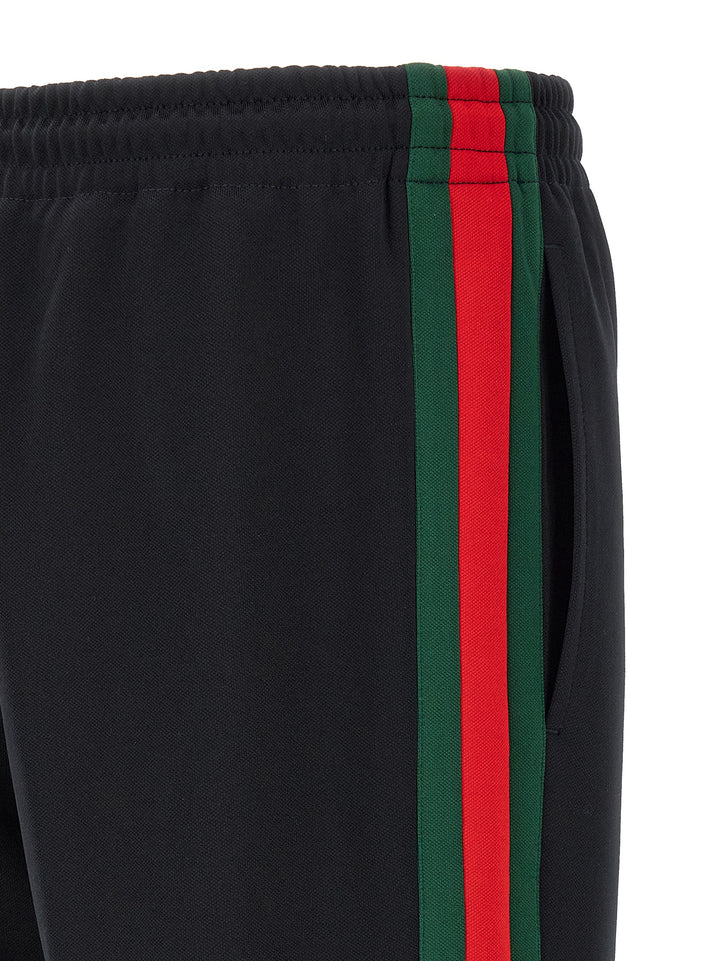 Gucci Nastro Web Pants - Blue | 91531c96aff446217821f10a18c409b2569417ba