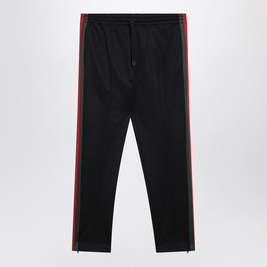 Dark Blue Technical Jersey Track Pants