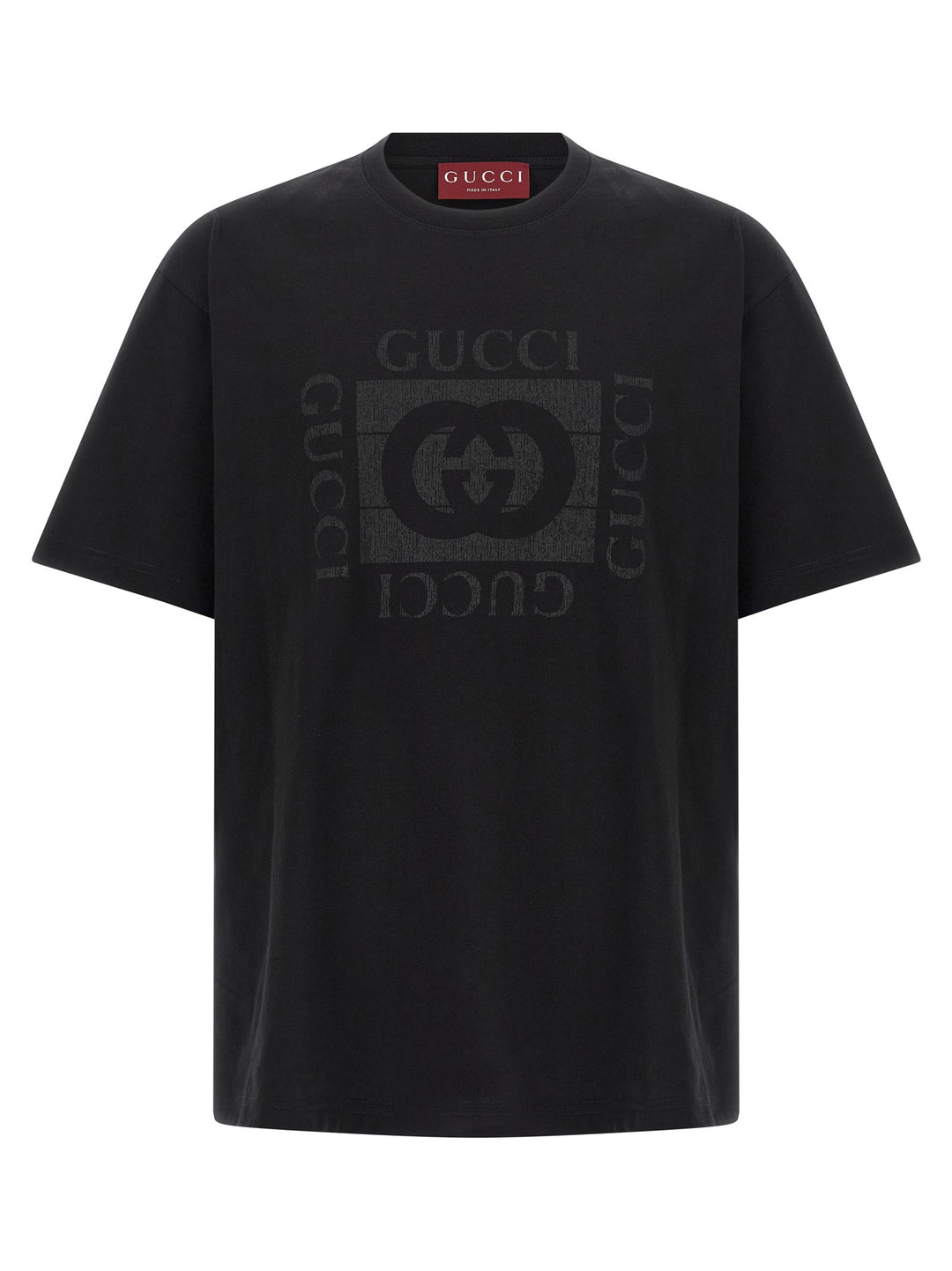 Gucci Gucci Incrocio Gg T-shirt - Black | 65a146abc628dab0909b0f8b6d8aab82624dad62