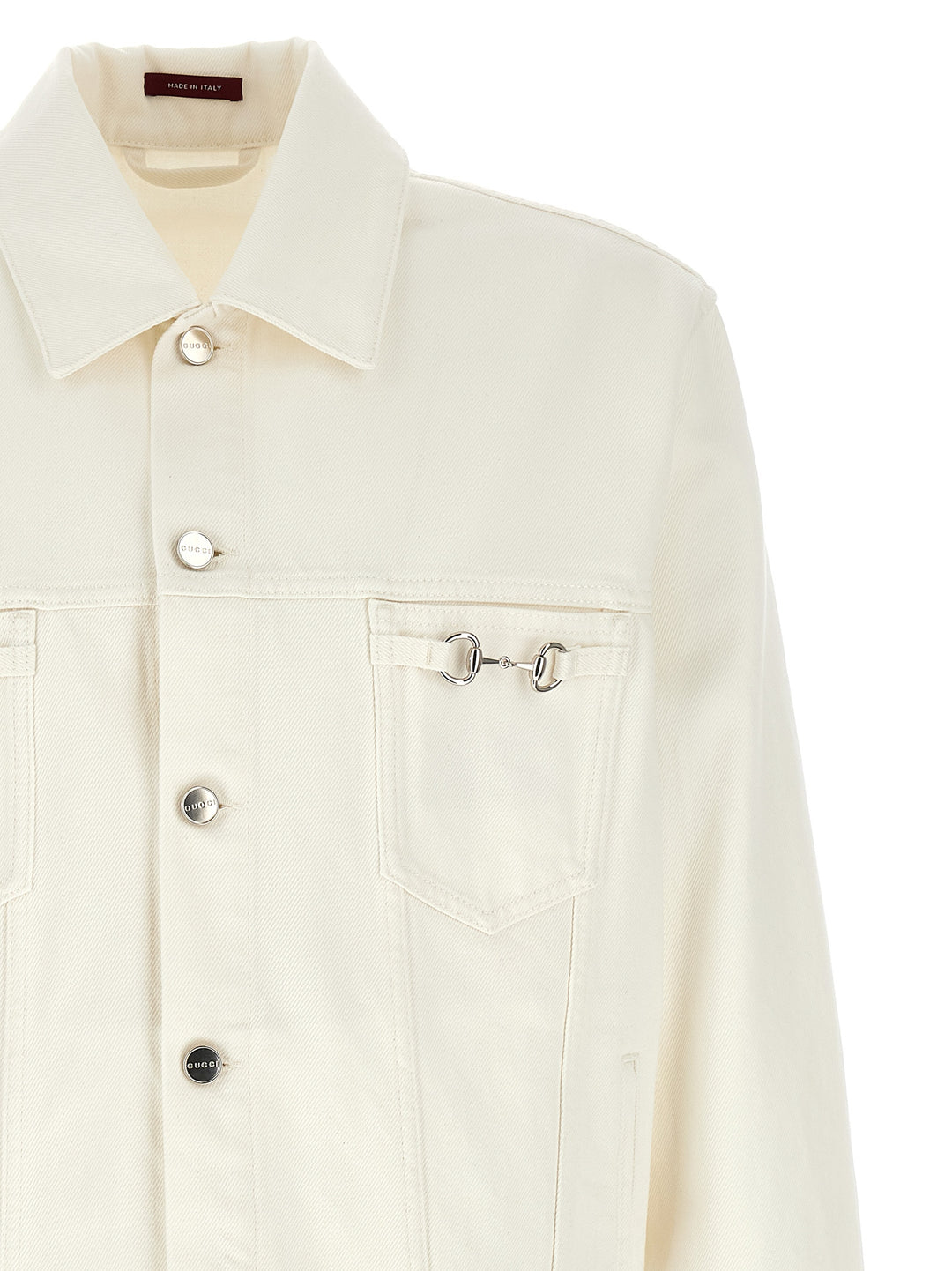 Gucci Morsetto Puffer Jackets - White | 4ca5a7dd1af6f2be7173bd5b646f2a387b0b1fd0