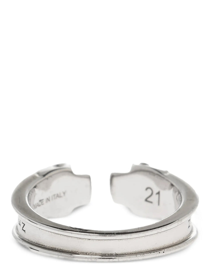 Mcqueen Thin Twin Skull Jewelry - Silver | 0dd2c7a15077d7575db009d03541e36b10b41361