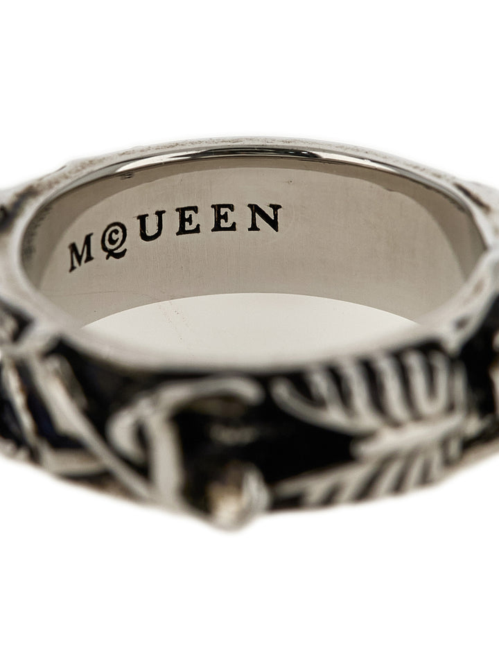 Mcqueen Dancing Skeleton Jewelry - Silver | 82331d05b2ed3507a38c6abe88d2fb34ed69b7bd