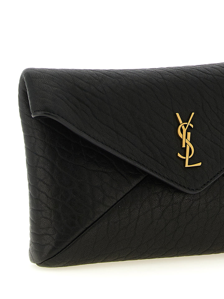 Saint Laurent Envelope Crossbody Bags - Black | 99efe14de6aa3a55e52d8d8cded31346e2517763