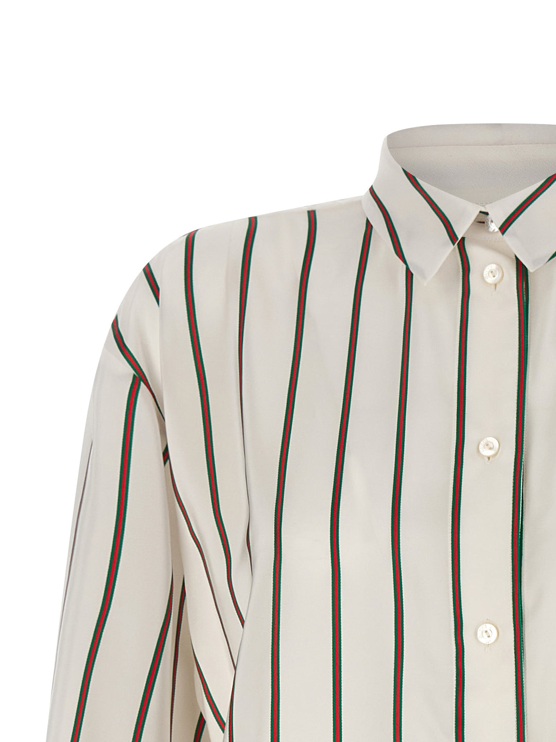 Gucci Web Shirt and Blouse - White | 0cb9f21a011ae9dc9f59156ecad2335f4e7f393d