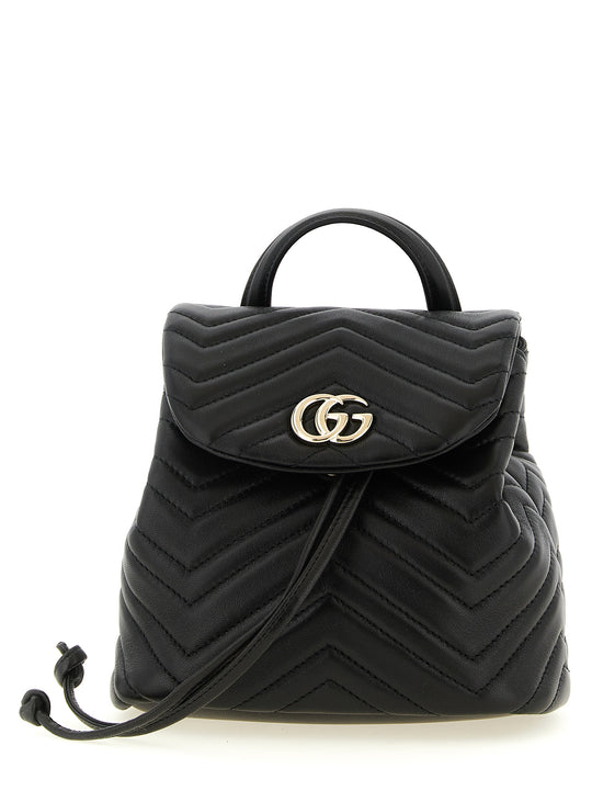Gg Marmont Backpacks & Travels Black