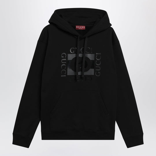White Cotton Sweatshirt With Logo Print