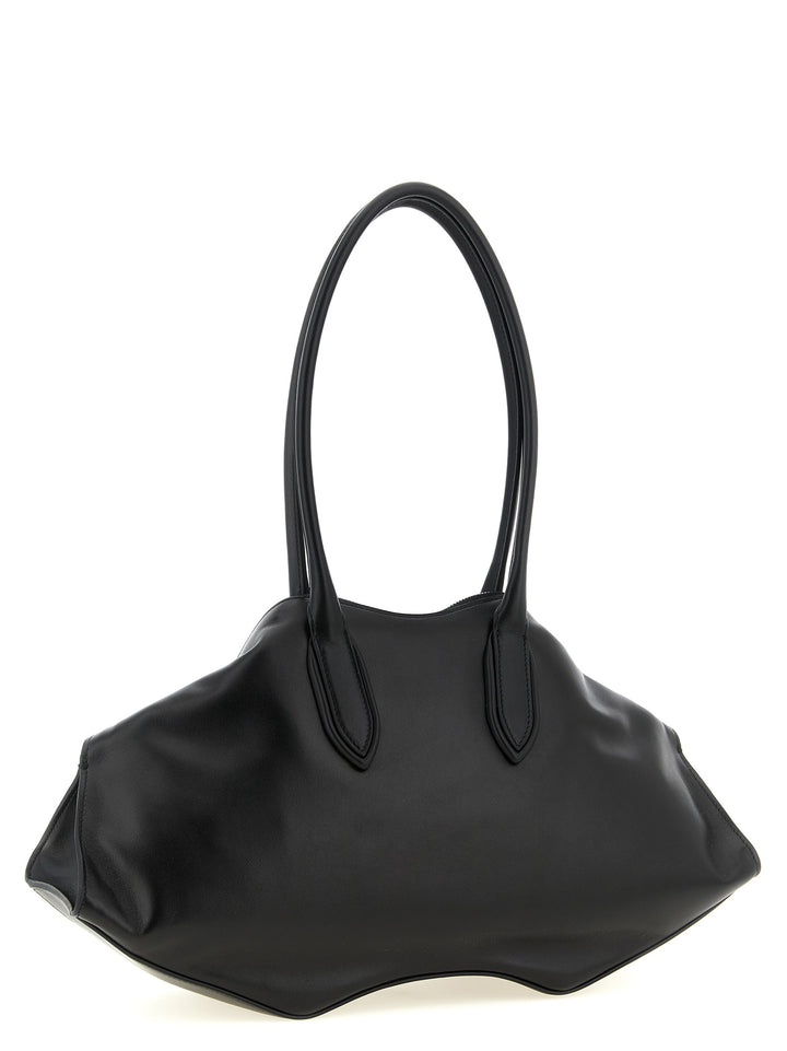 Mcqueen Manta Shoulder Bags - Black | 9ce37dcaa262fe96551424415c64be7b304af369