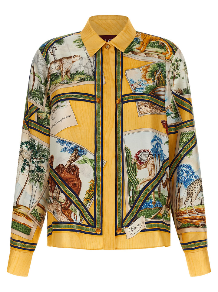 Gucci Silk Shirt Shirt and Blouse - Multicolor | edd269c5bb2f93588b0d40329c44d9492d477fa7