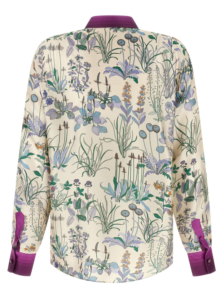 Gucci Silk Shirt Shirt and Blouse - Multicolor | 42c12837ad4129e21747e15a2a927280f4e5611c